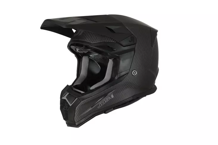 Just1 Crosshjälm J-22 C Solid Exposed Carbon Matt - Crosshjälmar - 604-230006 - 2