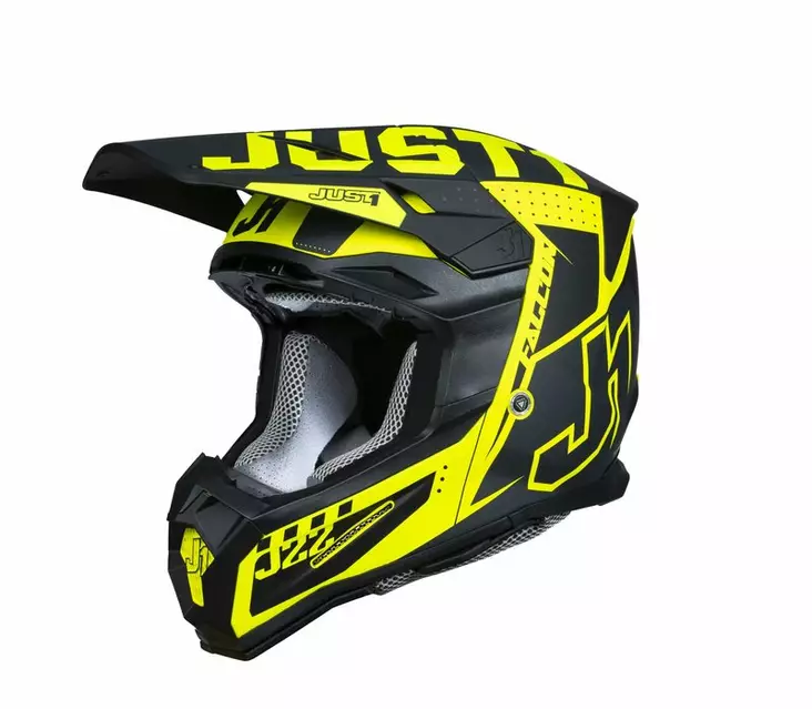 Just1 Crosshjälm J-22 F Falcon Titanium/Svart/Fluo Gul - Crosshjälmar - 604-230016 - 1