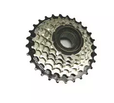 Frikrans SHIMANO, 6-delad, MF-TZ20, 14-28T - Gängade kassetter - 60356 - 1