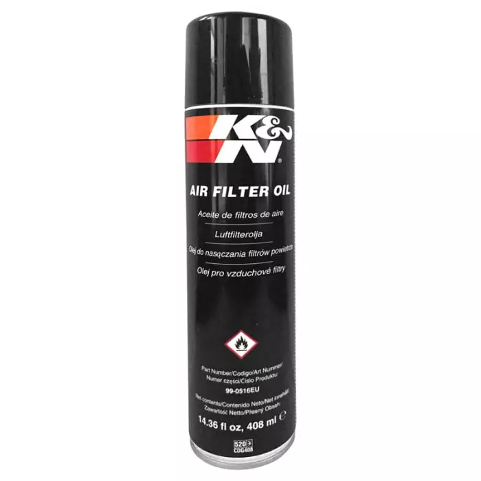 K&N Filterolja Spray 408ml - Luftfilteroljor och medel - 20-99-0516 - 1