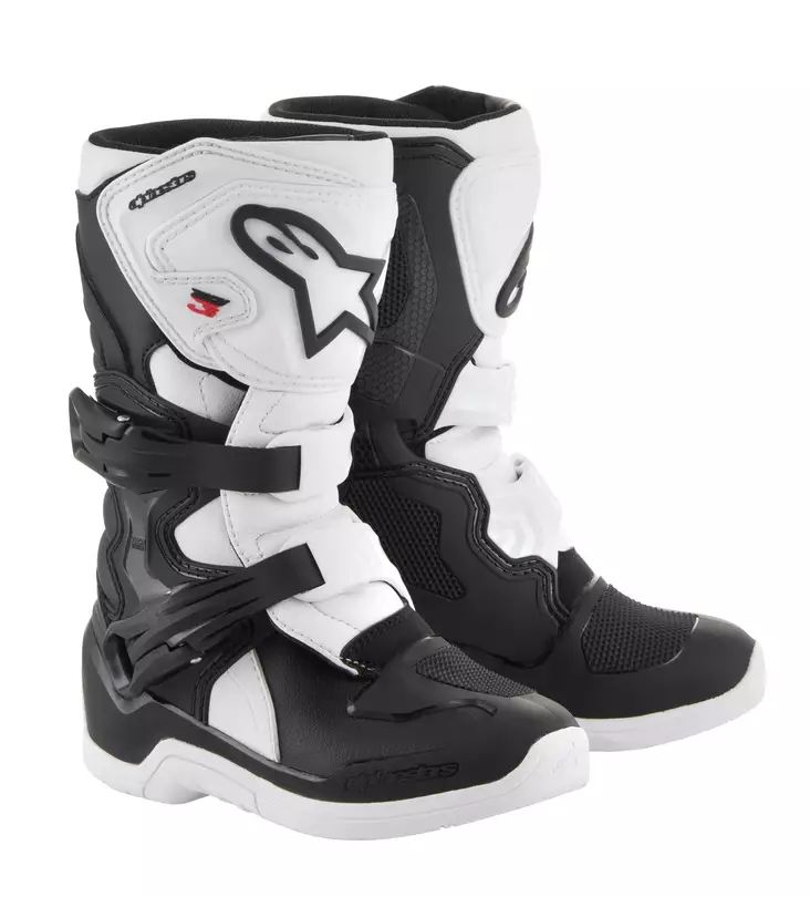 Alpinestars crosstövel Tech 3s Barn Svart/Vit - Barn crosstövlar - D225306 - 1