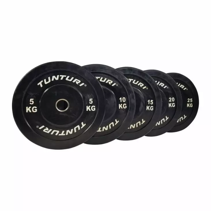 Tunturi Bumper Plate 5-25kg - Skivstänger och viktskivor - GS14TUSCF056 - 1
