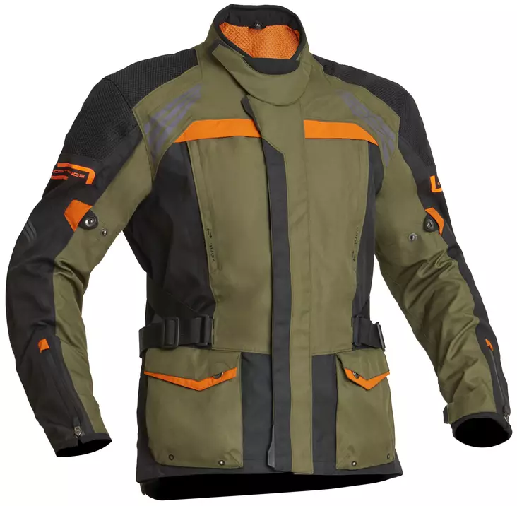 MC jacka Transtrands, grön/orange - MC jackor - 720-21060178-46 - 1