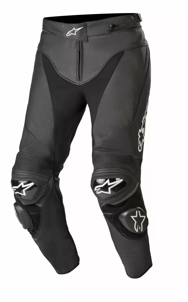 MC skinnbyxor Alpinestars Track v2, svart - MC skinnbyxor - D260736 - 1