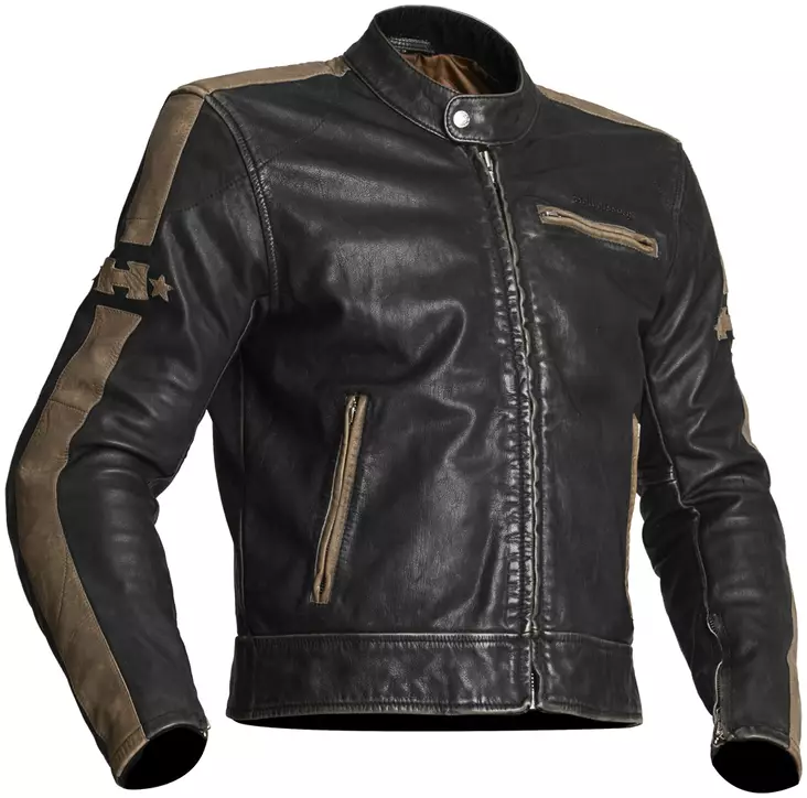 Skinnjacka Halvarssons Seventy, Svart/brun - MC skinnjackor - 710-68313003-46 - 1