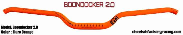 CFR Boondocker Styre 2.0 Fluro Orange - Snöskoter styren - 928-1000-06 - 1