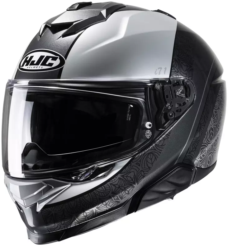 Motorcykelhjälm HJC i71 Sera, grå/ljusgrå MC5 - MC integralhjälmar - 630-23096 - 1