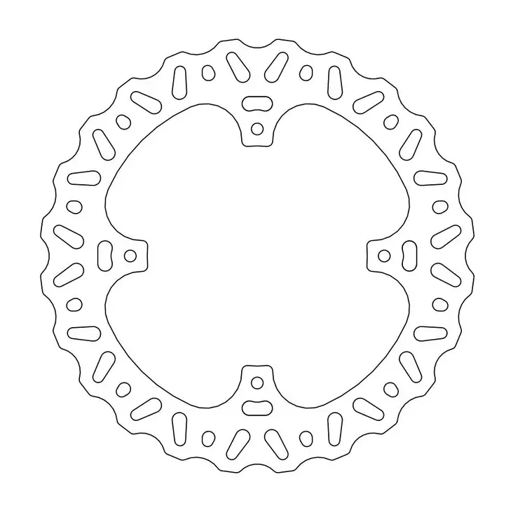 Moto-Master Bromsskiva CR/CRF bak Nitro - Motocross bromsskivor - 235-110356 - 1