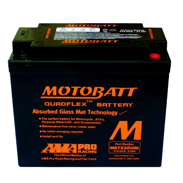 MOTOBATT batteri MBTX20UHD Black Factory sealed - Motorbatt batteri - 14-526 - 1