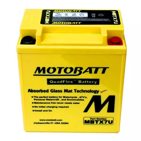 MOTOBATT batteri MBTX7U Factory sealed - Motorbatt batteri - 14-506 - 1