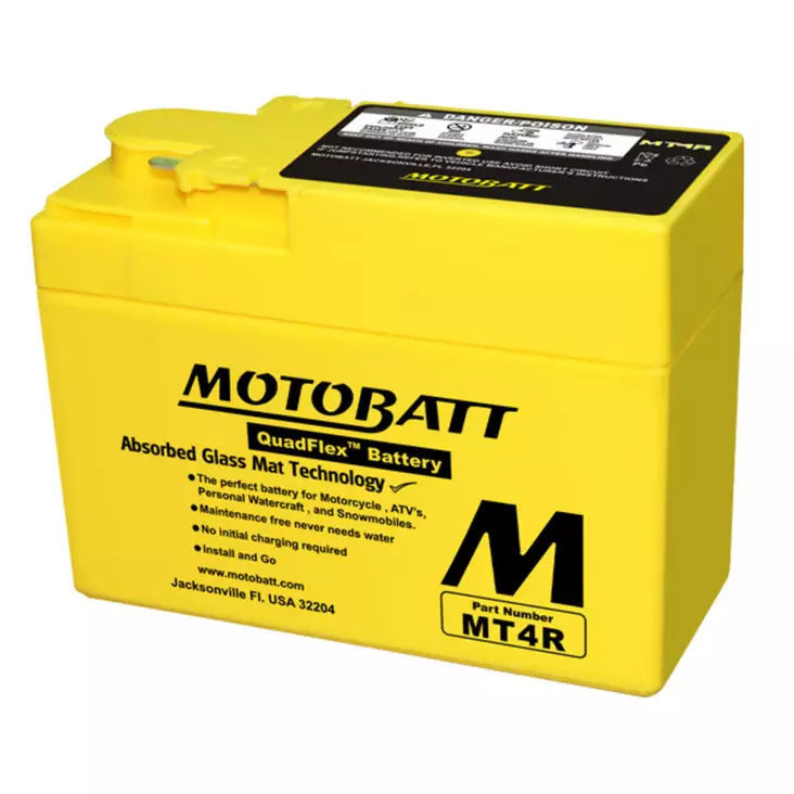 Motobatt batteri MTR4A - Motorbatt batteri - 14-5016 - 1