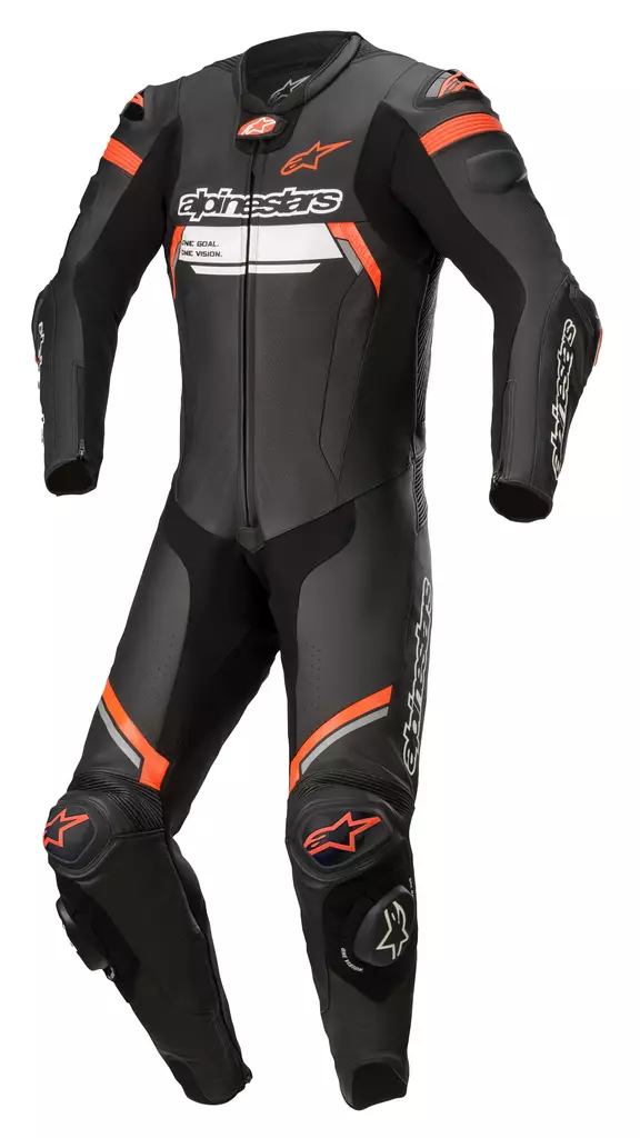 MC skinnställ Alpinestars Missile v2 Ignition, endelad, svart/röd - MC skinnställ - D397496 - 1