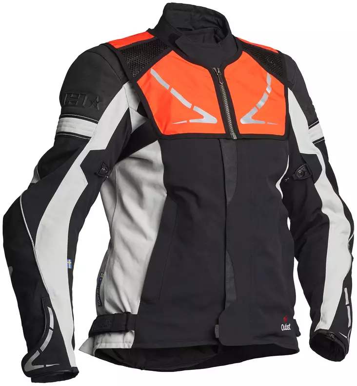 MC jacka Halvarssons Walkyria för damer, svart/vit - MC jackor - 710-66800014-36 - 1