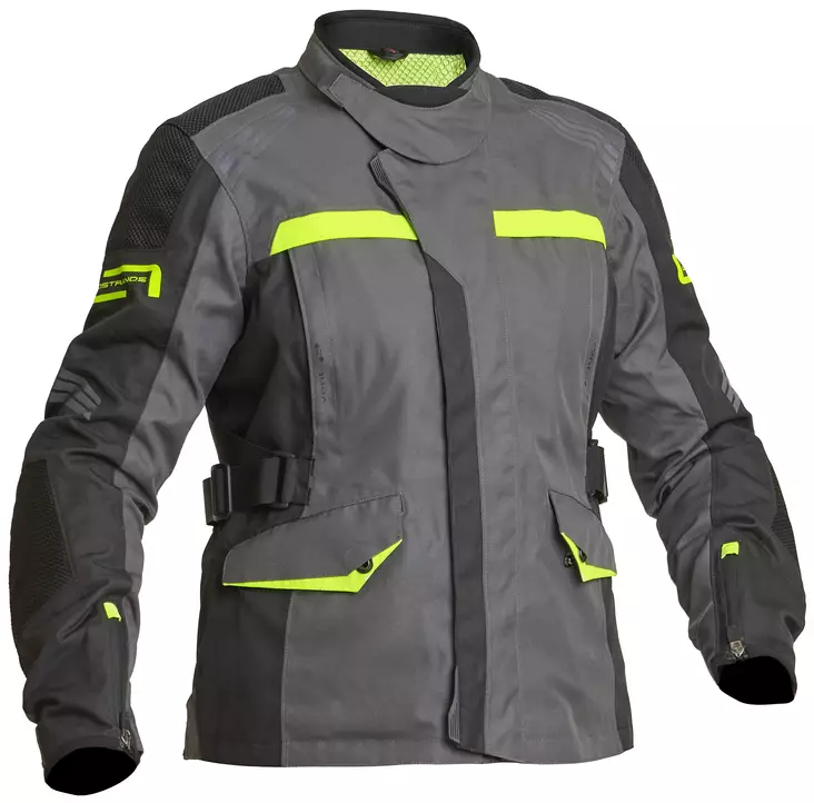 MC jacka Lindstrands Granberg för damer, grå/gul - MC jackor - 720-21050194-36 - 1