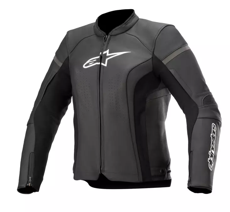 MC skinnjacka Alpinestars Kira v2 för damer, svart - MC skinnjackor - D352456 - 2