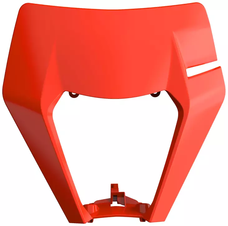 Polisport strålkastarmatta KTM EXC/EXC-F/XC-W/XCF-W (17-19), KTM Orange 16 - Motocross framlampor - 170-8666800006 - 1