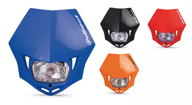 Framlampa Polisport MMX orange - Motocross framlampor - 170-0400-6 - 1