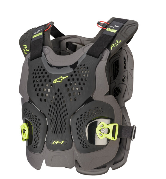 Alpinestars bröstskydd A-1 Plus svart/gul - Bröstskydd - D279256 - 1