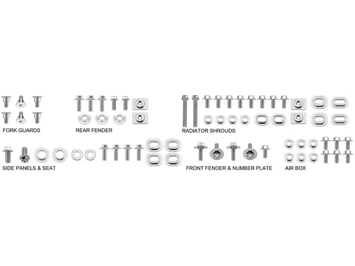 Psychic Body Panel Hardware Pack Yamaha - MC Skruvar och muttrar - 395-12156 - 1