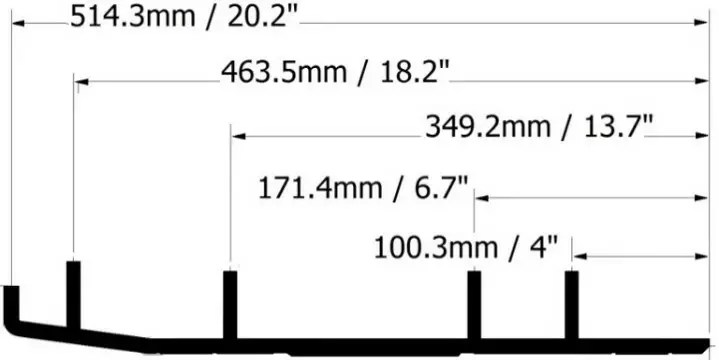 Sno-x Defender Styrstål Arctic Cat - Snöskoter styrskenor - 881-0126 - 1