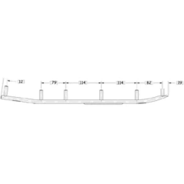 Sno-X Defender Styrstål Yamaha - Snöskoter styrskenor - 881-0626 - 1