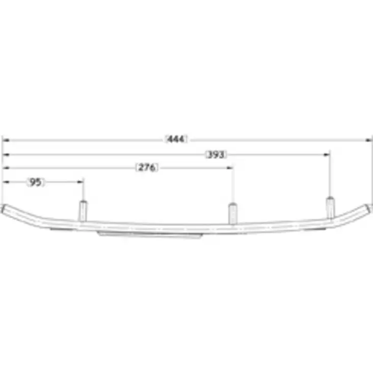 Sno-X Ripper Four Styrstål 4" Hårdmetall - Snöskoter styrskenor - 881-4226 - 1