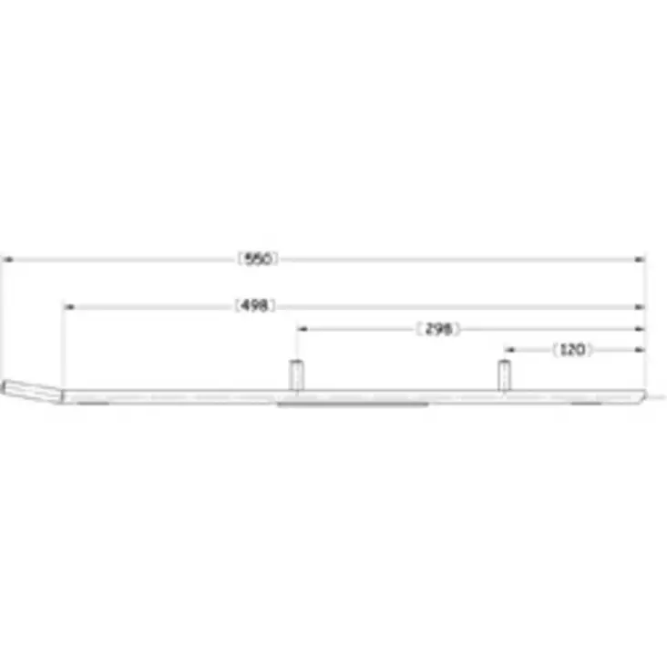 Ohjausrauta Ski-Doo - Snöskoter styrskenor - 881-4476 - 1