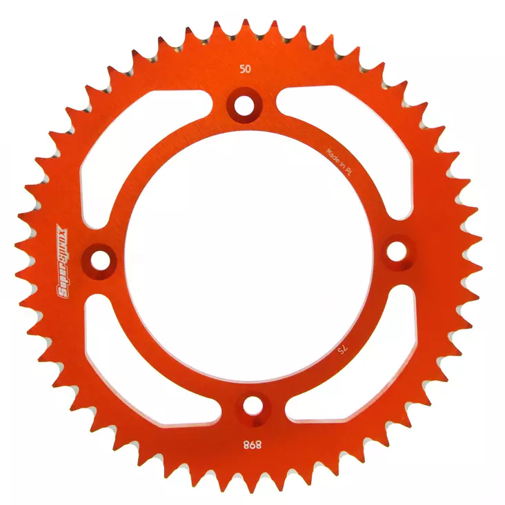 Supersprox Alu Rear sprocket KTM 85SX / Husqv. 85TC Orange 48 - MC Bakdrev - 27-3-898-48-6 - 1