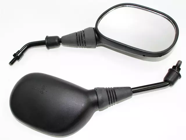 Tec-X Spegel, Universal, Skotermodell, Svart, M8 (höger- / höger gänga), Par - Speglar - 307-4096 - 1