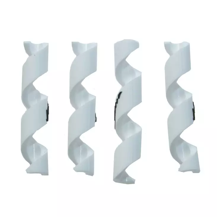 Ramskydd silicon ALLIGATOR för 4-5mm hölje, 4st/förp, vit - Växelvajrar - 63106 - 2