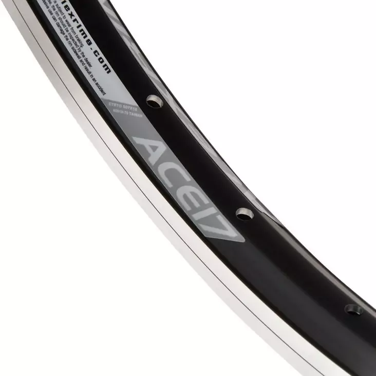 Fälg ALEX 26"18-559, ACE 17 36H, dubbelbottnad, CNC fräst, aluminium, svart - Fälgar fram 26"/559 - 62856 - 2