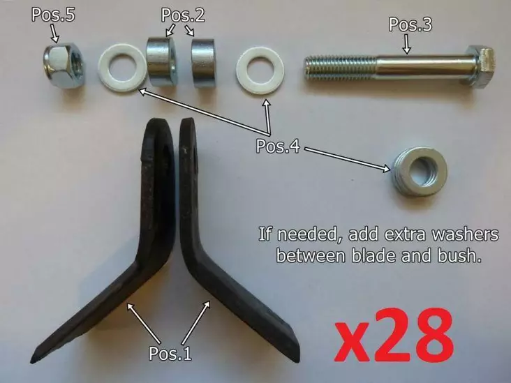 Y-blad: (Komplett uppsättning) - ATV Arbetsmaskiner - 27026 - 1