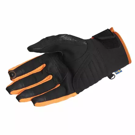 MC handskar Lindstrands Nyhusen, svart/orange - MC handskar - 720-21120108-07 - 3