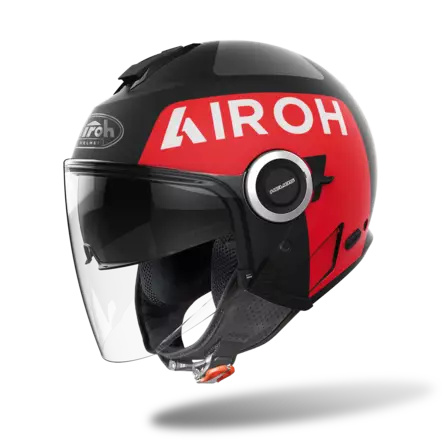 Öppen hjälm Airoh Helios Up, matt svart - MC öppningsbara och öppna hjälmar - 57-2277 - 1