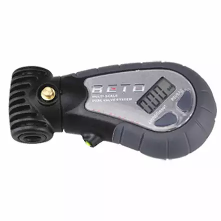 Digital tryckmätare BETO Deluxe, max. 11 bar, inkl. batterier - Cykelpumpar och -delar - 60867 - 1