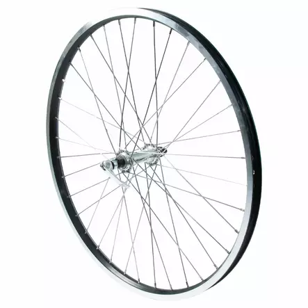 Framhjul 24" 18-507 Shimano snabbkoppling, Alex ACE 17, dubbelbotten, svart, 36h - Fälgar fram 12-24" - 59007 - 1