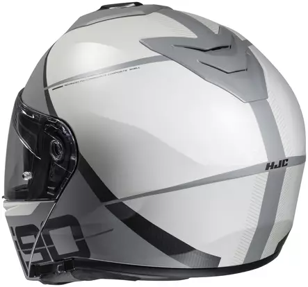 Motorcykelhjälm HJC i90 May, svart/grå MC5SF - MC öppningsbara och öppna hjälmar - 630-23137 - 2