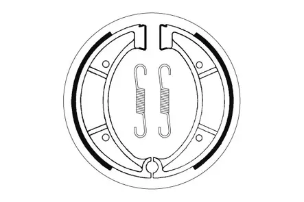 SBS Bromssko 2117 - MC Bromsskor - 23-2117 - 1