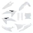 Polisport plastkit SX/SX-F 23-24, Vit - Motocross plastsats - 178-91287 - 1