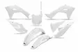 UFO Plastic kit 5-parts White KX250F 25-.. KX450F 24-.. - Motocross plastsats - 650-K231-047 - 1