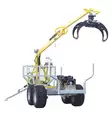 Bronco ATV skogsvagn 450-II med hydraulisk drift, vinsch och dragstångsstyrning - ATV vagnar och pulkor - 77-12197 - 3