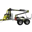 Bronco ATV skogsvagn 450-II med hydraulisk drift, vinsch och dragstångsstyrning - ATV vagnar och pulkor - 77-12197 - 1