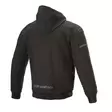 Hoodie Alpinestars Sector V2 Tech, svart - MC jackor - D324117 - 3
