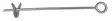 Qvarken Markankare M16x750mm, varmförzinkat stål - Ankartillbehör - 103-20-0007 - 1