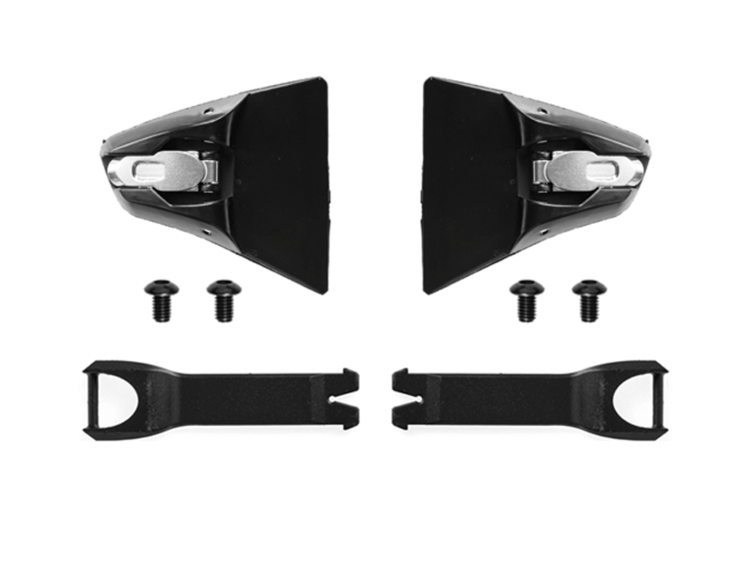 Gianni Falco buckles + straps 307 ESO LX/PRO, black - MC stövlar och skor reservdelar - LEVA307 - 1