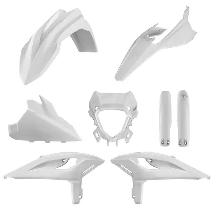 Polisport plastkit Beta RR + X-PRO 2T/4T 25-.., Vit - Motocross plastsats - 178-91597 - 1