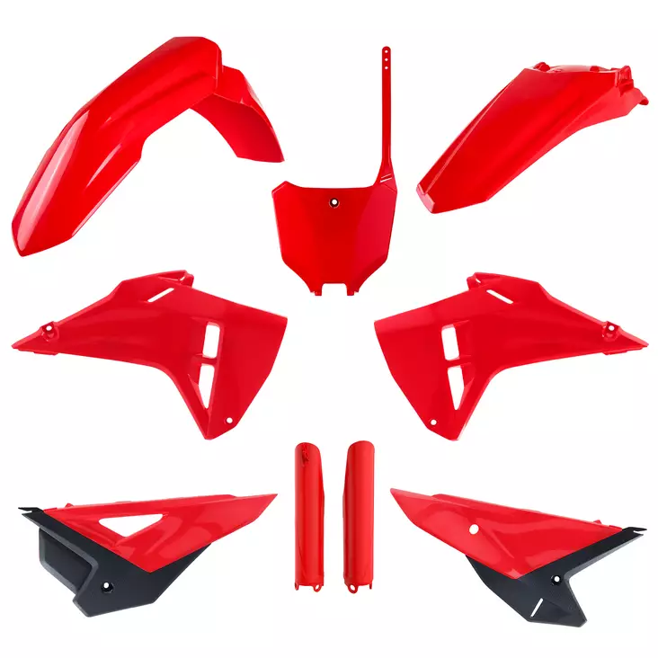 Polisport Restyle-kit Honda CRF250R 22-24 450R 21-24 2025-look, Röd - Motocross plastsats - 178-91617 - 1