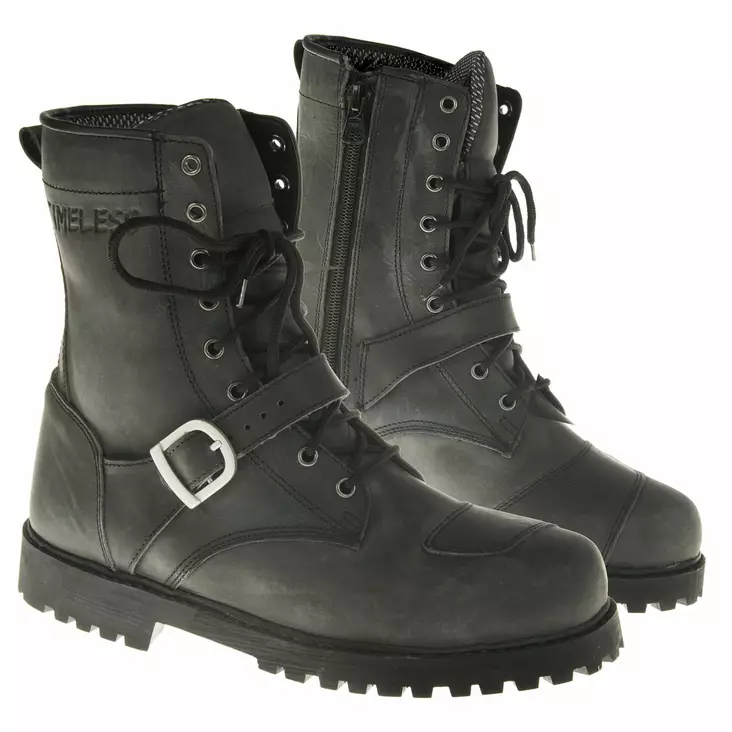 MC-stövel TIMELESS Rugged, mattsvart - MC stövlar och skor - 648-2342-37 - 1