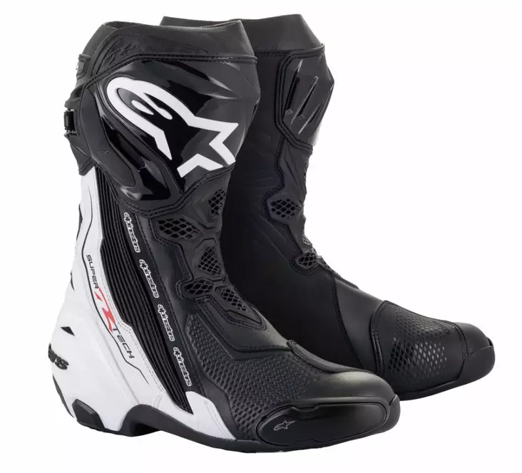 Alpinestars MC-stövlar Supertech R v2, svart/vit - MC stövlar och skor - D372867 - 1