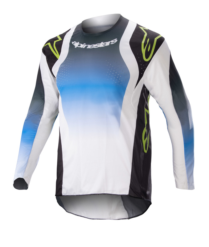 Alpinestars crosströja Racer Junior Push Blå/Vit - Barn crosströjor - D438027 - 2
